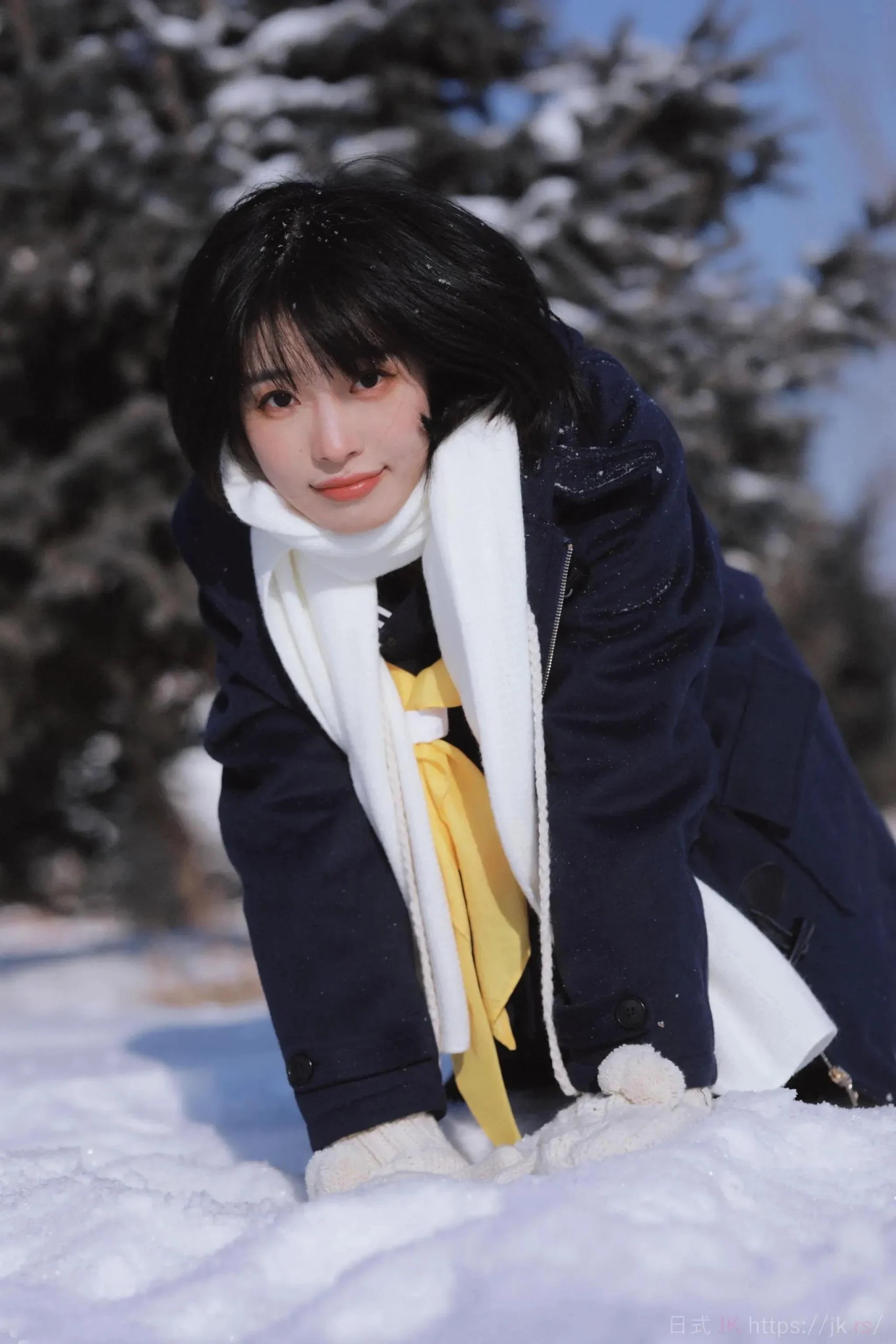 Snow Gentle Student Capture Emotional