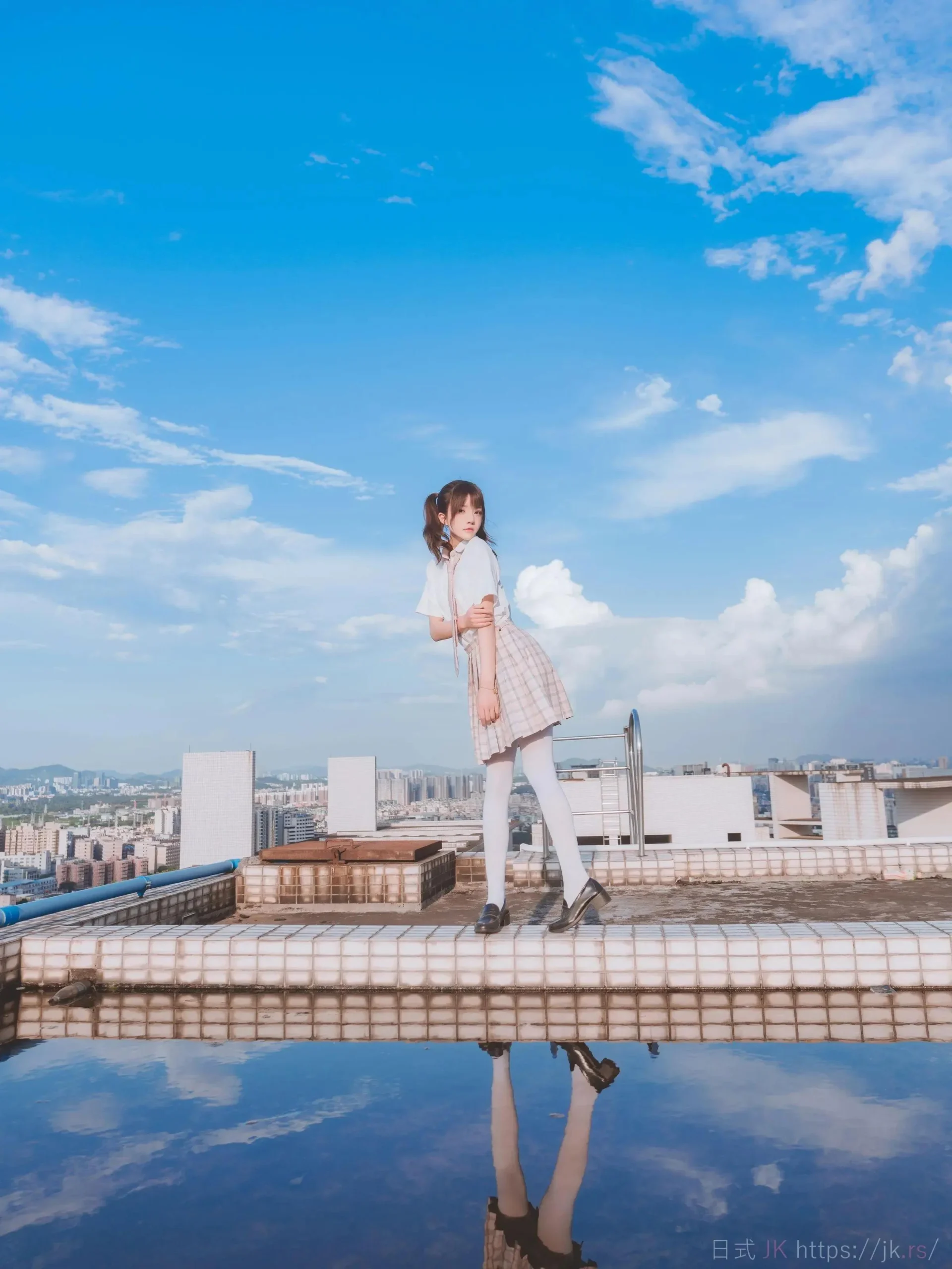 Trendy School Girl Uniform Spotlight